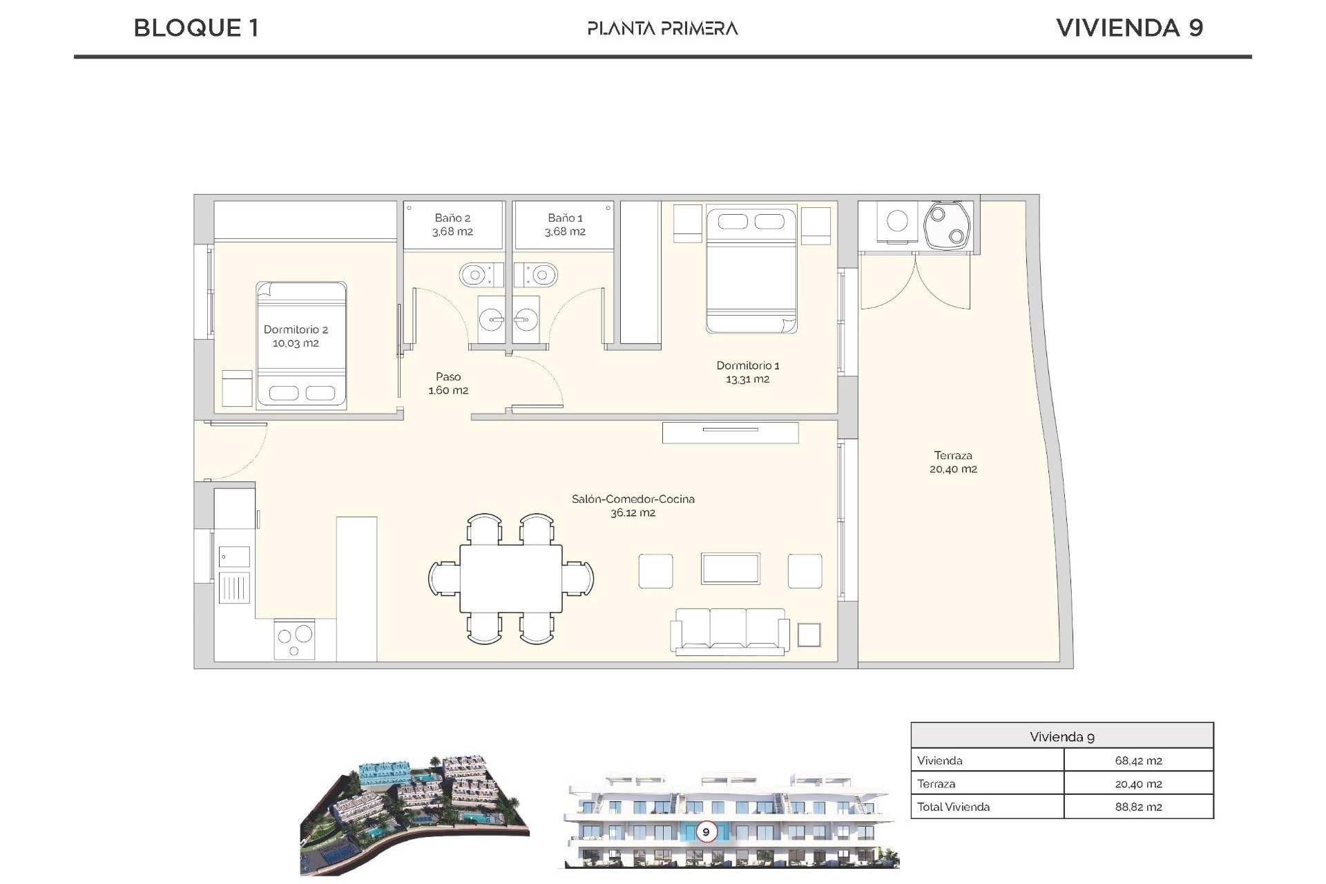 New Build - Apartment - Finestrat - Golf Piug Campana