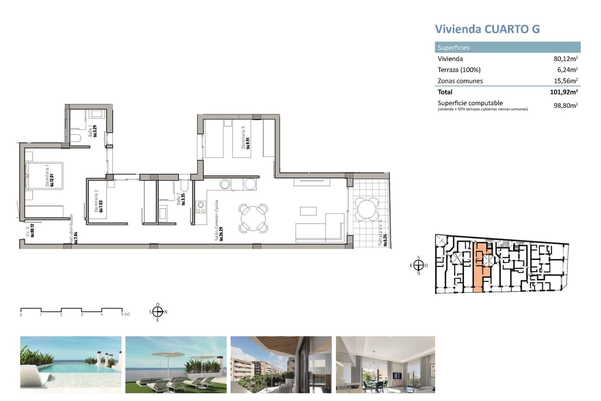 New Build - Apartment - Guardamar del Segura - Pueblo