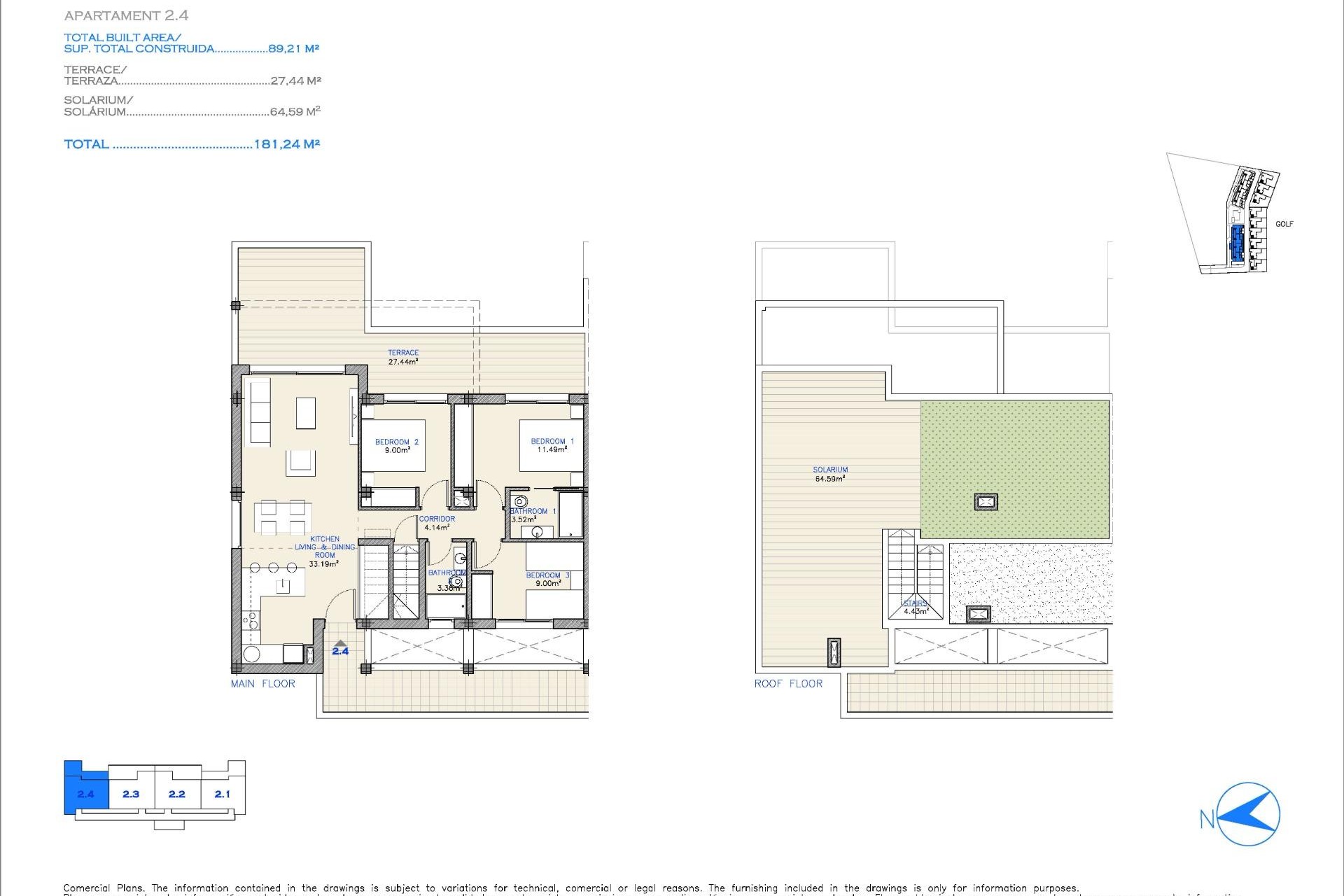 New Build - Apartment - Los Alcazares - Serena Golf