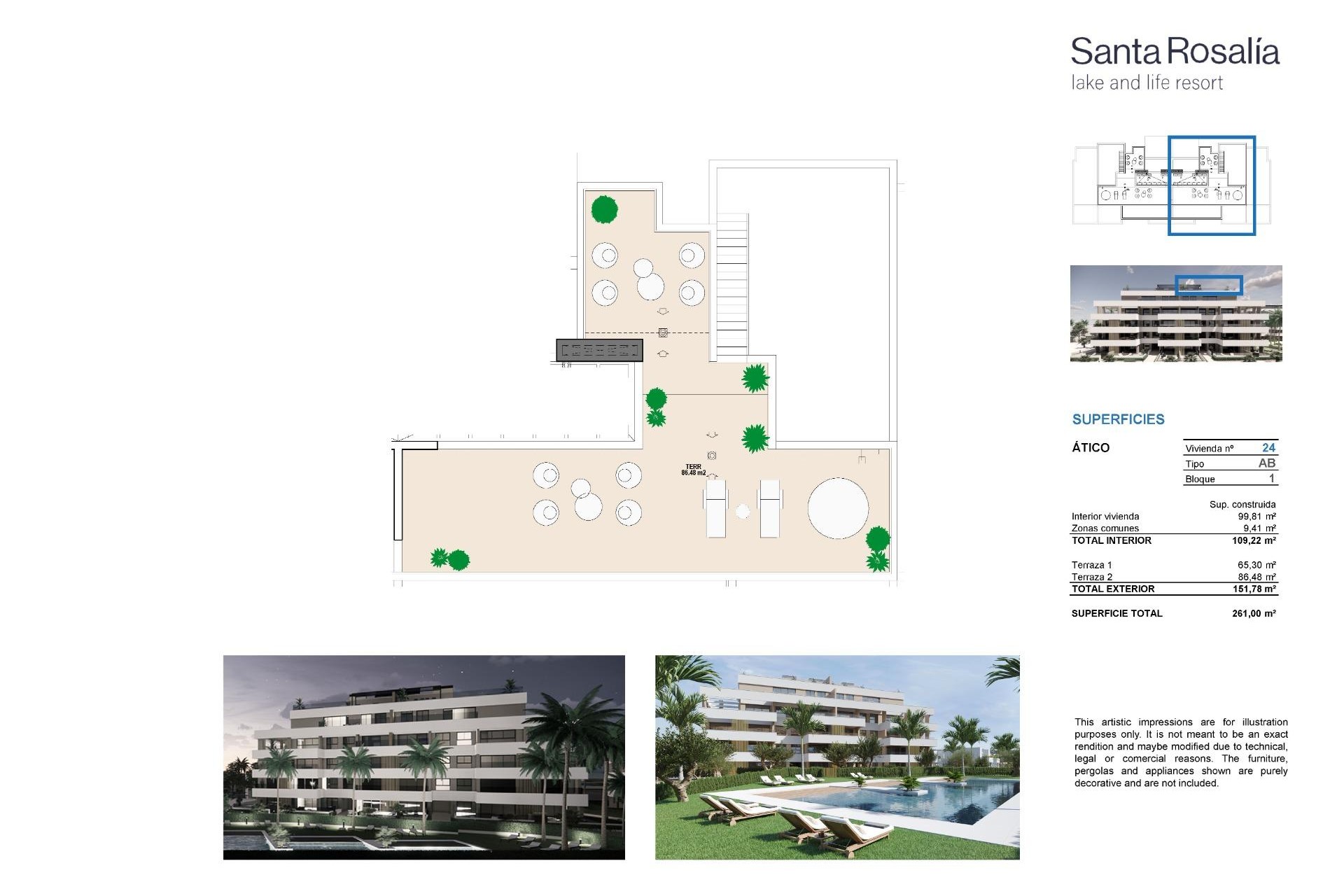 New Build - Apartment - Torre Pacheco - Santa Rosalia Lake And Life Resort