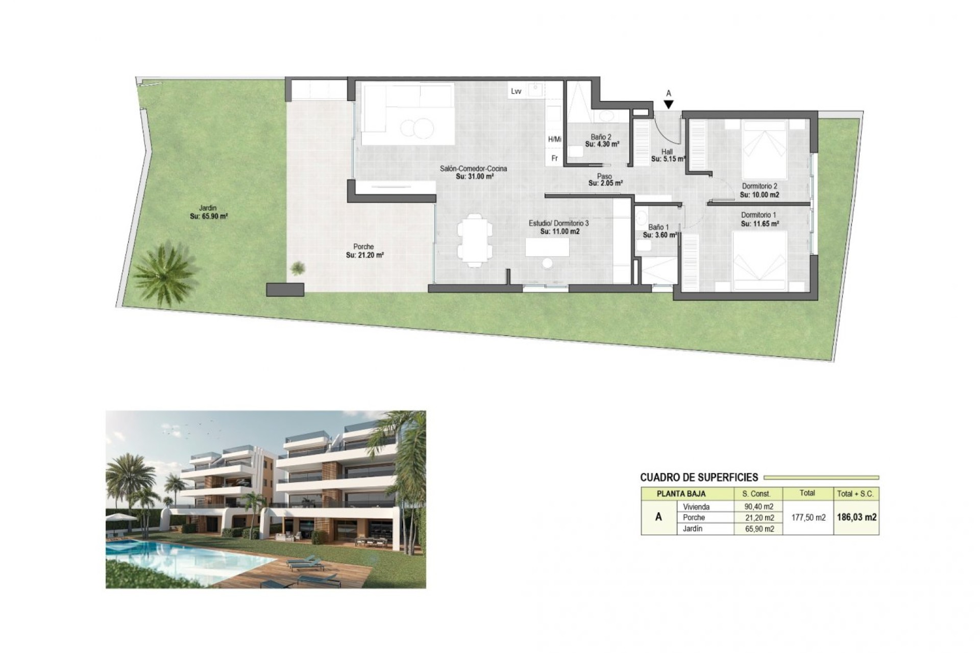 Nieuwbouw Woningen - Apartment - Alhama De Murcia - Condado De Alhama Resort