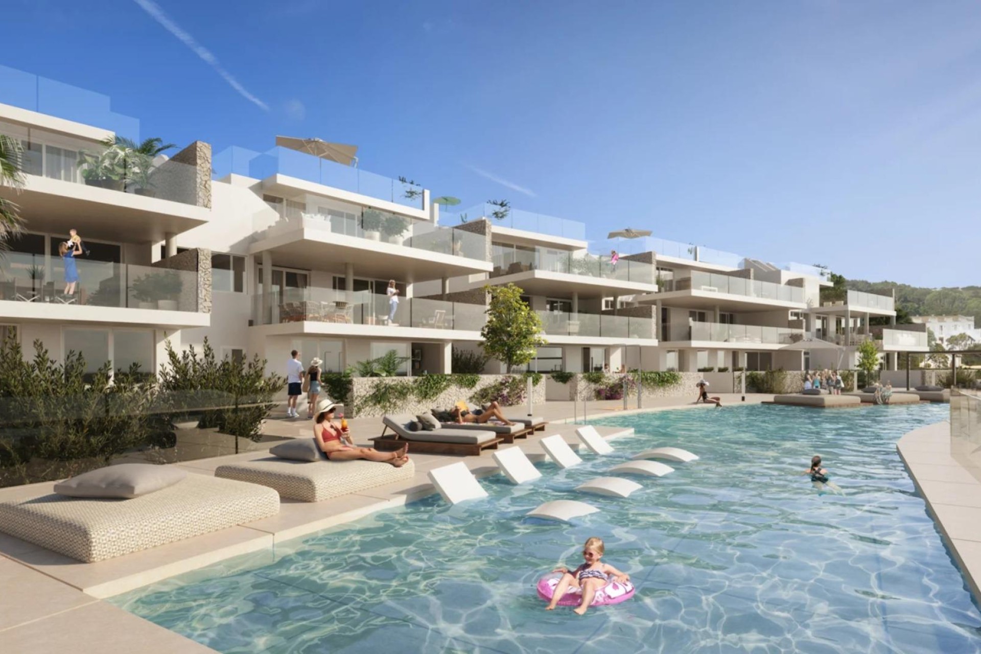 Nieuwbouw Woningen - Apartment - Arenal d´en Castell - pueblo