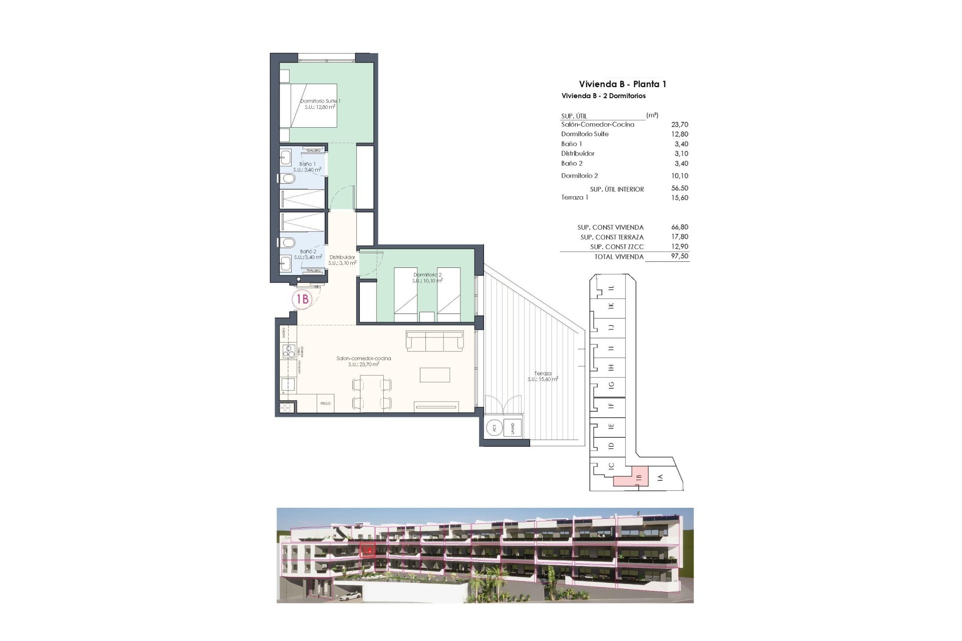 Nieuwbouw Woningen - Apartment - Benijofar - Pueblo