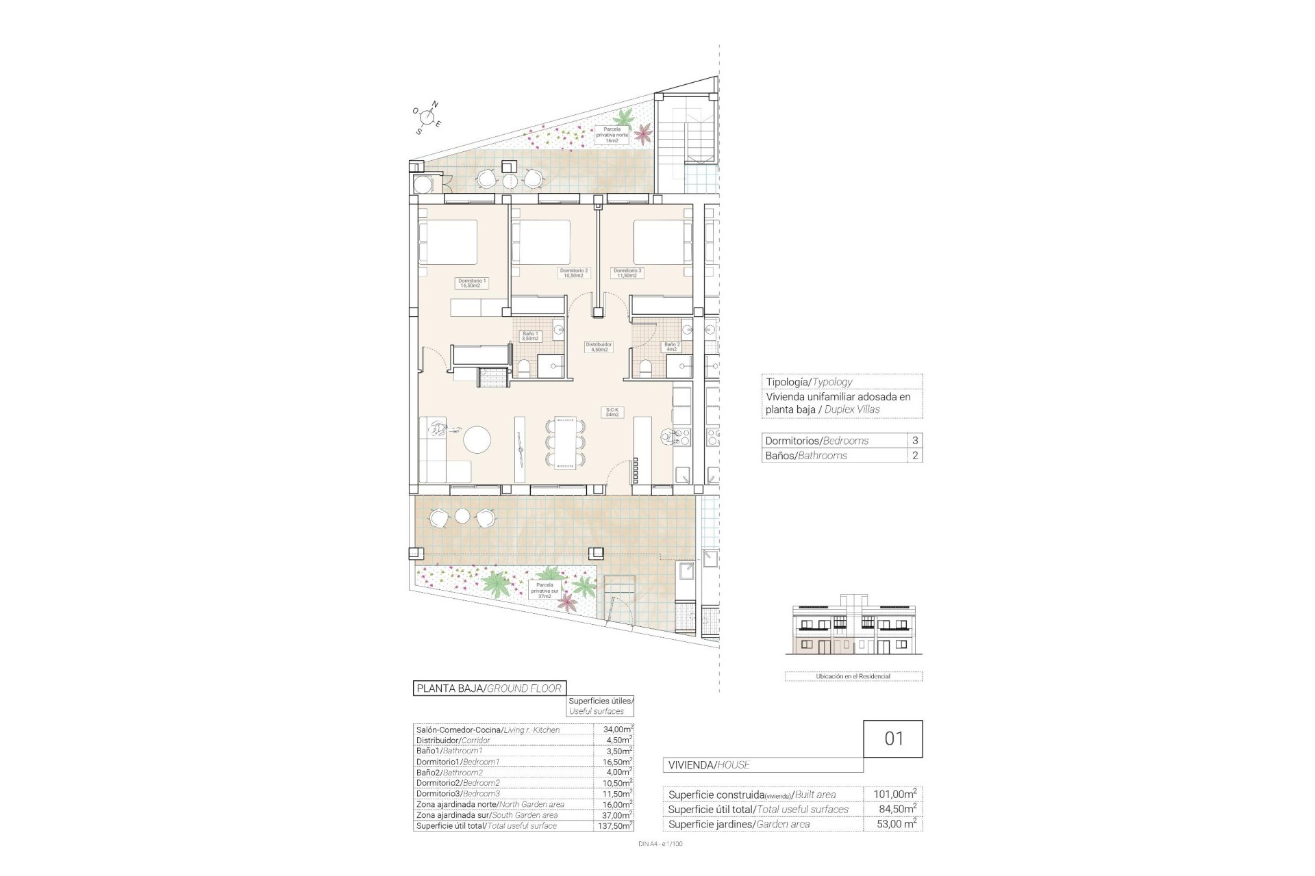 Nieuwbouw Woningen - Huis - Hondón de las Nieves - Canalosa