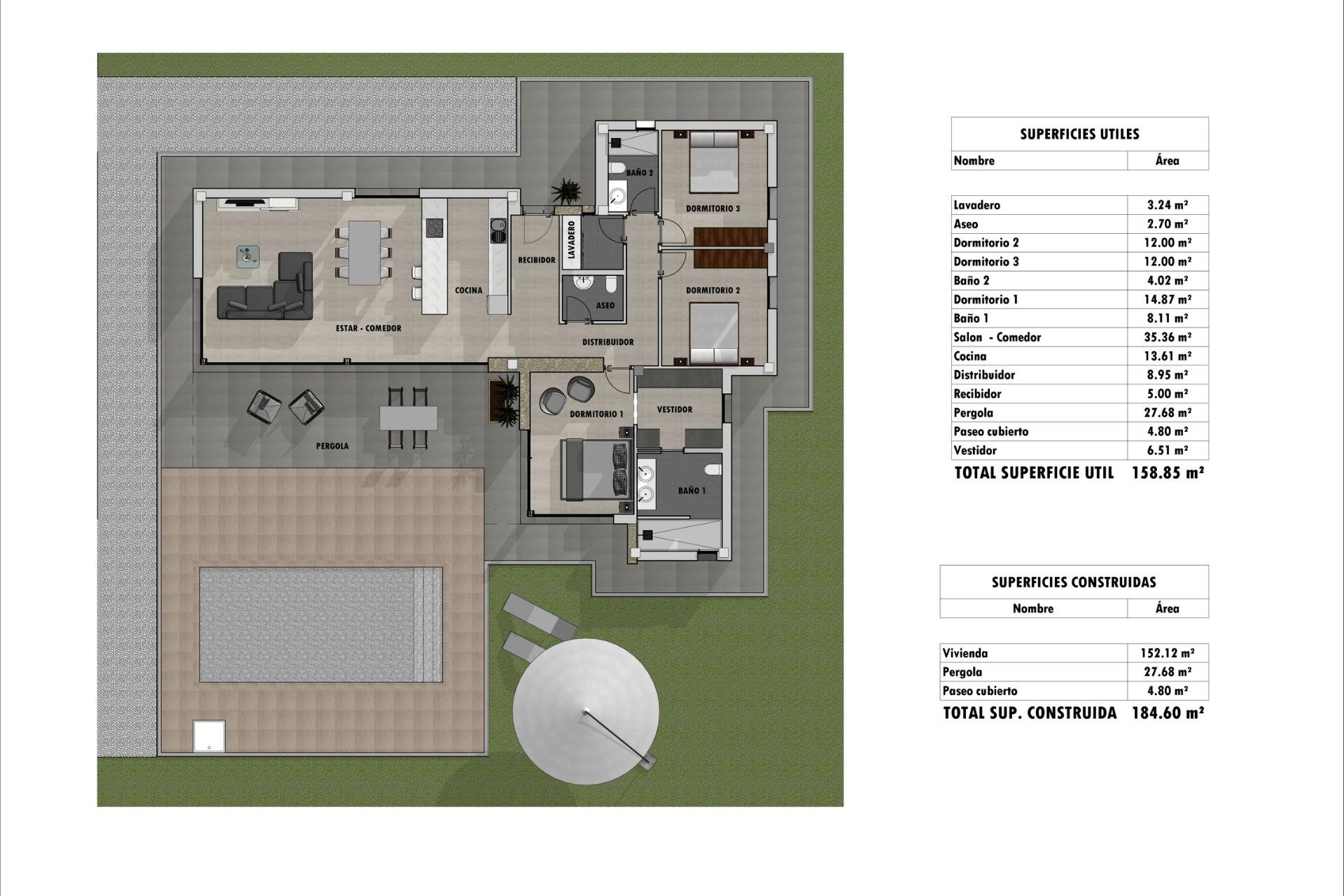 Nieuwbouw Woningen - Villa - Pinoso - Lel