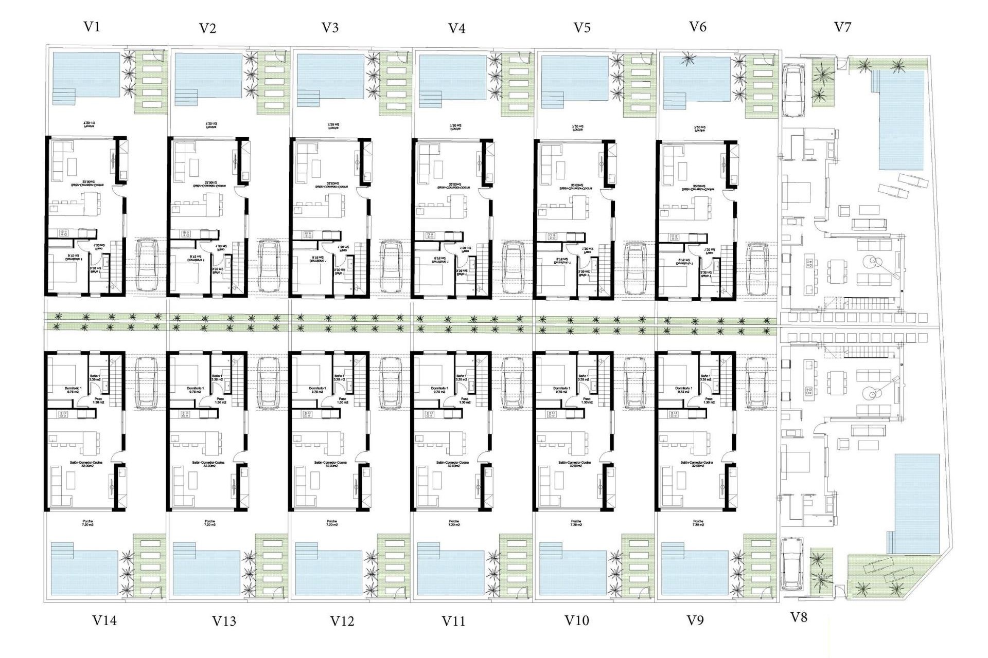 Nieuwbouw Woningen - Villa - San Javier - Parque de los leones