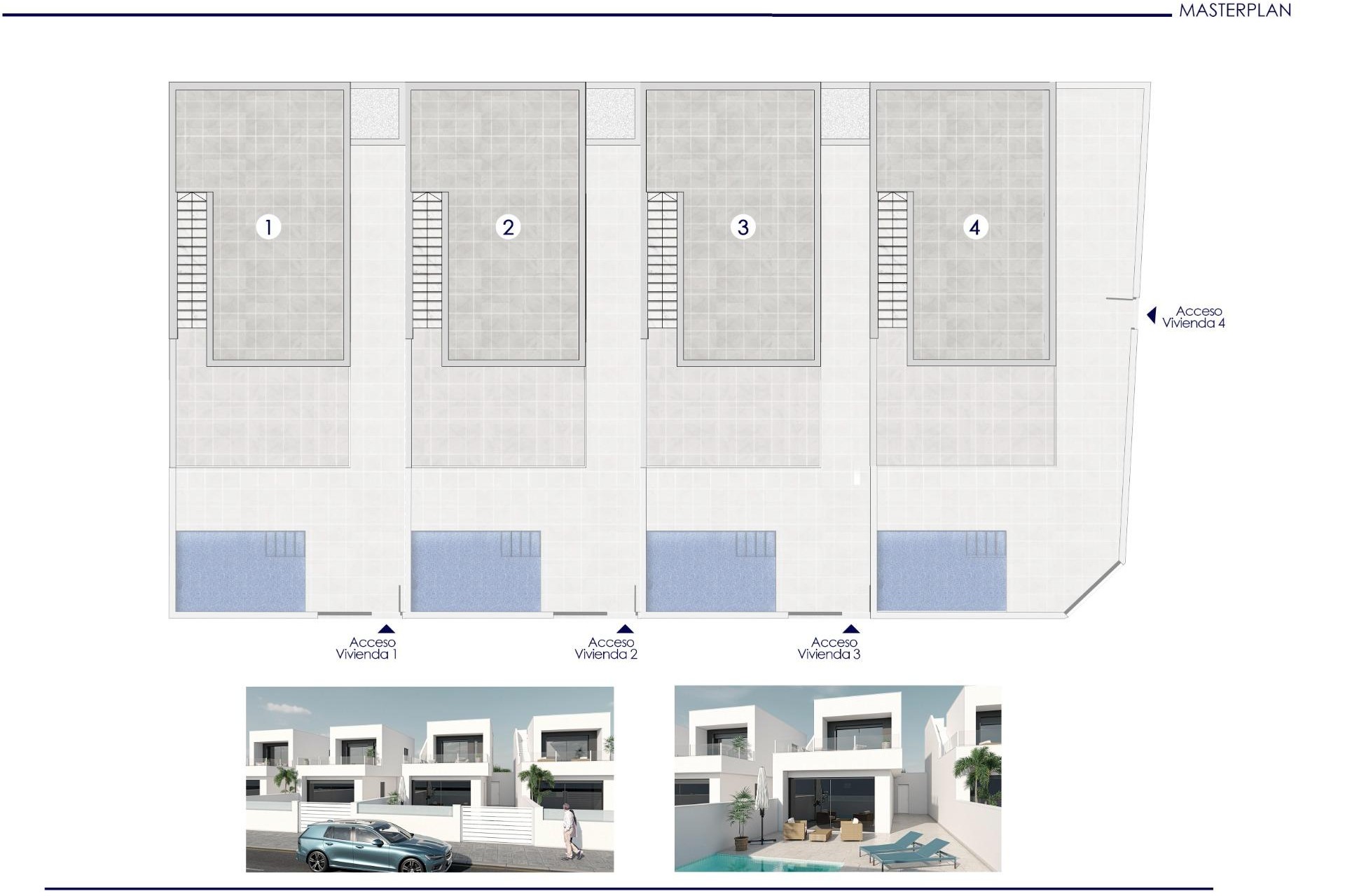 Nieuwbouw Woningen - Villa - San Pedro del Pinatar - Pueblo