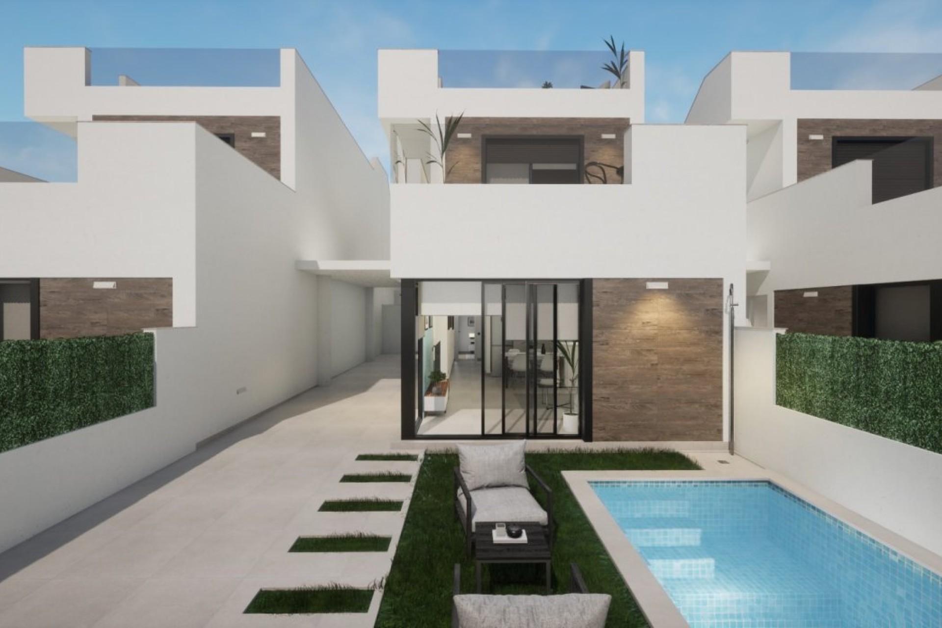 Obra nueva - Villa - Los Alcazares - Playa La Concha