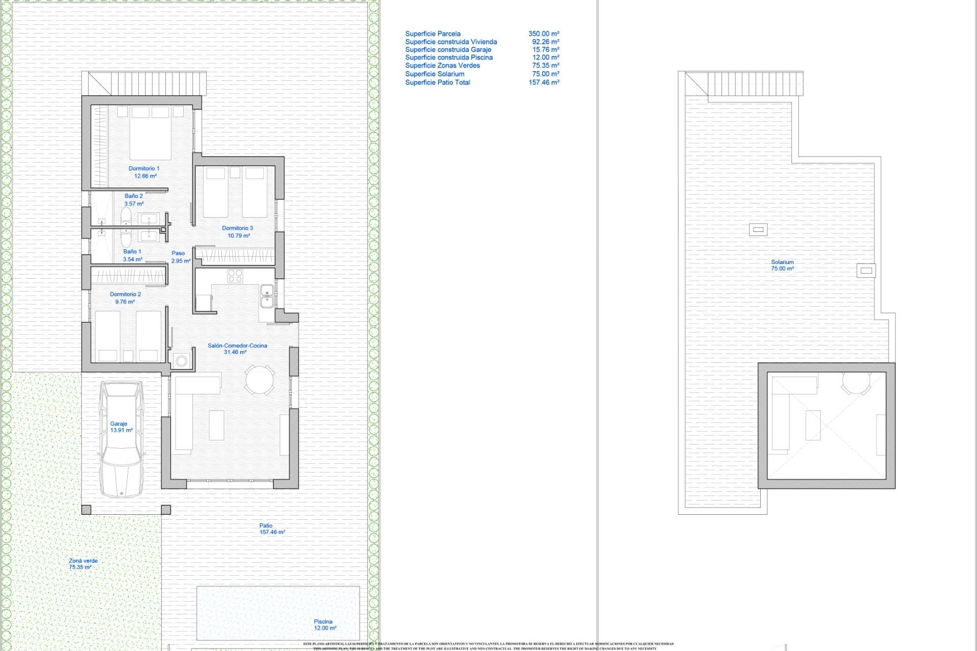 Obra nueva - Villa - Los Alcazares - Serena Golf