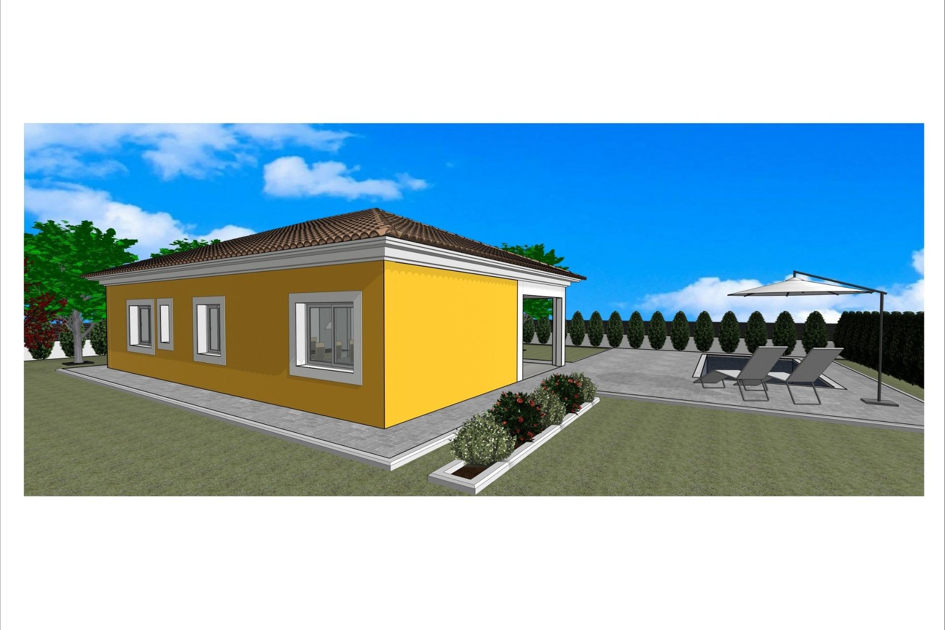 Obra nueva - Villa - Pinoso - Lel