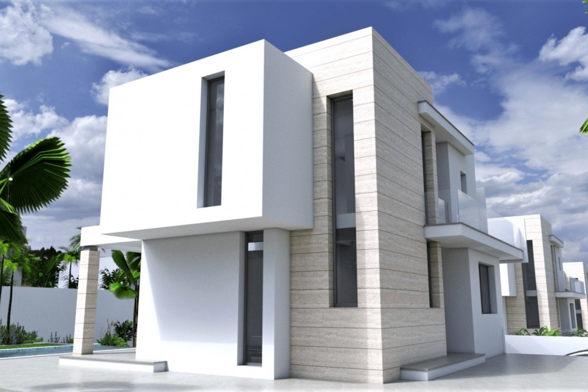 Obra nueva - Villa - Torrevieja - Aguas Nuevas 1