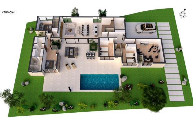 Nieuwbouw Woningen - Villa - Baños y Mendigo - Altaona Golf And Country Village