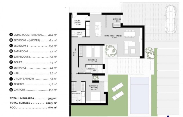 Obra nueva - Villa - Baños y Mendigo - Altaona Golf And Country Village