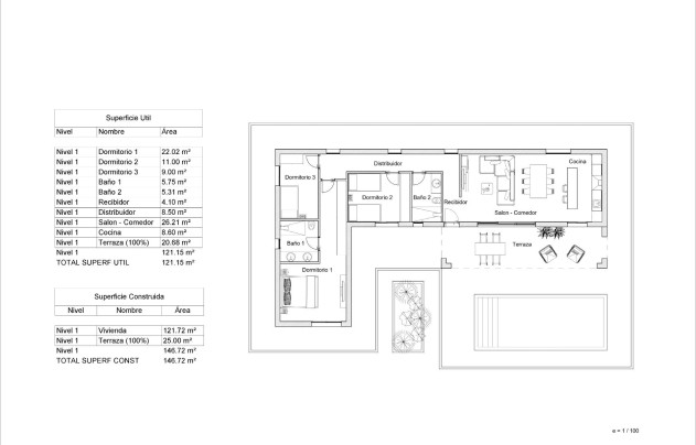 Nouvelle construction - Villa - Pinoso - Lel