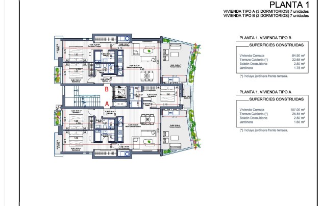 Nieuwbouw Woningen - Apartment - La Manga Club - Las Orquídeas