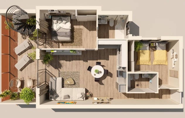 Nieuwbouw Woningen - Apartment - Torrevieja - Centro