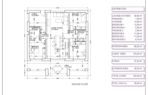 Nouvelle construction - Villa - Pinoso - Campo