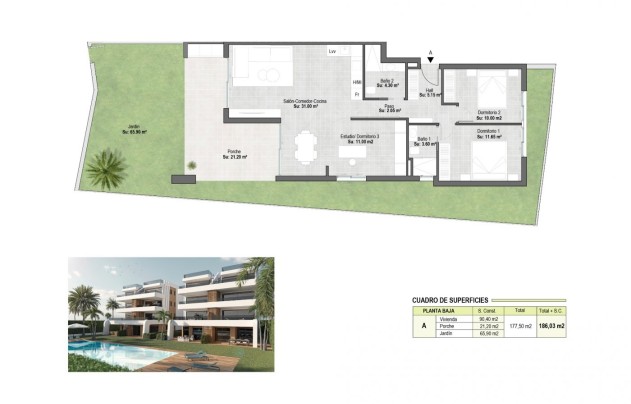 Nouvelle construction - Apartment - Alhama De Murcia - Condado De Alhama Resort