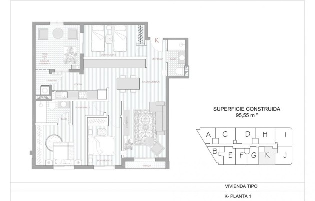 New Build - Apartment - Alcantarilla