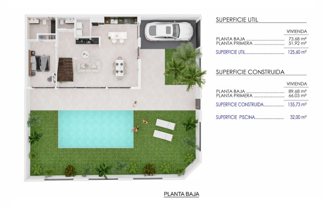 Nieuwbouw Woningen - Villa - San Pedro del Pinatar - Pueblo